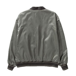 Blousons universitaires longs en toile enduite pour hommes grandes tailles 2025 – Logo personnalisé, design vierge, vente en gros - Product Image 4