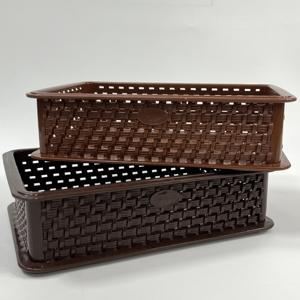 Panier rectangulaire en plastique avec trous de drainage pour baguettes épices vaisselle OEM Support Vietnam Factory - Product Image 4