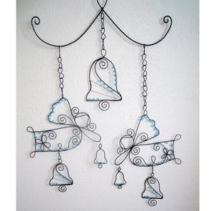 Adorno Navideño Colgante de Hierro Forjado con Forma de Pájaro y Diseño Personalizado para Decoración Navideña del Hogar - Product Image 4