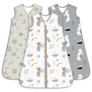 Sacco Nanna Unisex Personalizzabile Senza Maniche in Cotone e Bambù <span class=keywords><strong>per</strong></span> <span class=keywords><strong>Neonati</strong></span>, Adatto a Tutte le Stagioni - Product Image 2