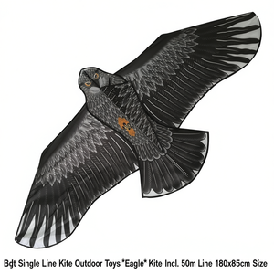 ว่าวเส้นเดี่ยว Bdt ของเล่นกลางแจ้ง *Eagle* พร้อมอุปกรณ์ สายยาว 50 ม. ขนาด 180x85 ซม. - Product Image 2