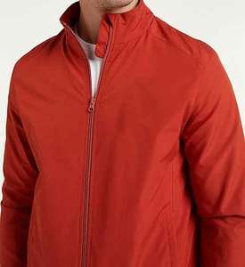 Veste bouffante en nylon extérieure de haute qualité pour hommes Logo personnalisé couleur rouille hiver bouffée de bulles longue longueur tissu à capuche nouveau - Product Image 3