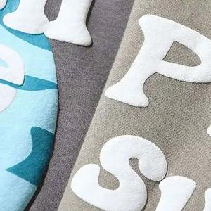 Nueva llegada Puff Print Hoodies Hombres Logotipo personalizado Impresión de alta calidad 100% Algodón Peso pesado Sweat Puff Printing Hoodie - Product Image 5