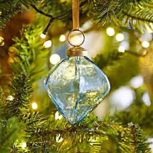Colorful Diamond Shape Glass Tree <b>Hanging</b> <b>Ornaments</b> Decorative Accents Perfect for Home Decor Festive Decoration and Gifting - Product Image 4