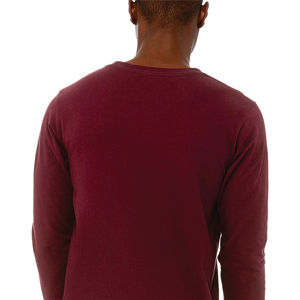 Camiseta de Jersey de manga larga unisex-Granate, 100% algodón Airlume, 4,2 oz - Product Image 6