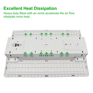 Luminaria Lineal de Alta Bahía Comercial con Certificación ETL DLC, Iluminación LED Industrial con Lente de PC Antideslumbrante para Taller - Product Image 4