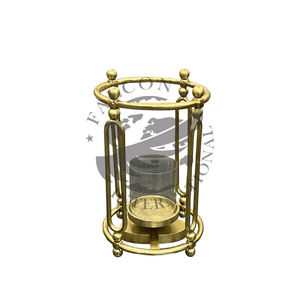 Portavelas de Metal de lujo con vidrio transparente Hurricane Decoración única para el hogar Toque de elegancia y tranquilidad para Navidad - Product Image 2