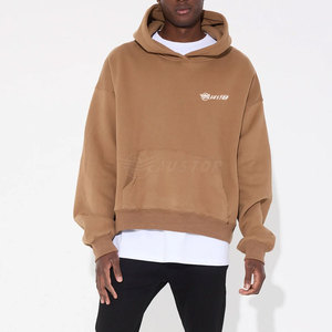 เสื้อฮู้ดไหล่ตกสบายลำลองสำหรับผู้ชายขนาดพิเศษทันสมัยสไตล์ล่าสุด - Product Image 2