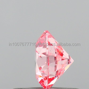 Piedra Preciosa Rosa Intenso de 0.30-0.35 Quilates, Corte Excelente, Claridad VVS2, Certificada por IGI, Cultivada en Laboratorio, Suelta, para Anillos de Compromiso y Joyería - Product Image 5