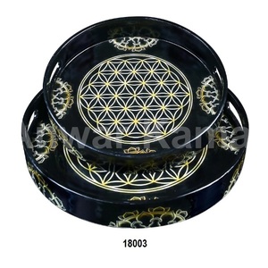 Gran oferta, bandeja de café de forma Rectangular negra mate de la mejor calidad con asa para el hogar, cocina, Hotel y restaurante - Product Image 3