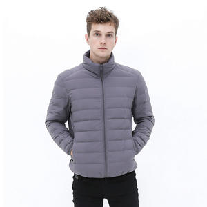 Autumn Winter Men's Puffer Jacket High Quality White <b>Duck</b> Down with Stand Collar Coated Cotton-Padded Best Quality Padded Jacket - Product Image 6