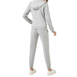 Nouveau survêtement élégant à logo personnalisé sweats à capuche à épaules tombantes et survêtement de jogging ensemble 2 pièces survêtements pour femmes - Product Image 3