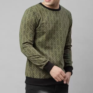 Sweat-shirt pour homme de qualité supérieure, mélange polyester/coton, polaire d'hiver, couleur personnalisable, logo, séchage rapide, respirant - Product Image 3