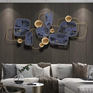 ศิลปะผนังโลหะทำด้วยมือลายใบไม้แบบทันสมัยขายดีแขวนดีไซน์ใหม่สำหรับห้องนอนห้องนั่งเล่นและงานแต่งงาน - Product Image 5