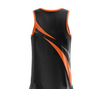 Camisa personalizada OEM para hombre, pantalones cortos, conjuntos de uniformes de pista y campo, 100% de poliéster, secado rápido, contraste de colores, ropa para correr y trotar - Product Image 5