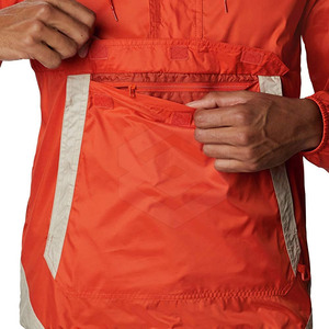 Vestes coupe-vent coupe-vent pour hommes Veste coupe-vent en polyester doublé polaire pour hommes Logo personnalisé - Product Image 5