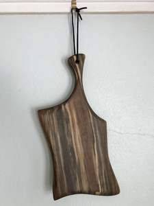 Planche à découper en bois de teck avec poignée en bois pour cuisine planche à découper moyenne cadeaux en bois - Product Image 6
