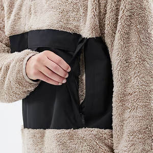 Sweat à capuche en polaire lourd pour homme personnalisé 2026, sweat-shirt SHERPA pour temps froid extrême - Product Image 4