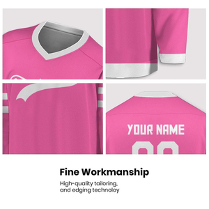 Maillot de hockey sur glace brodé d'appliques personnalisées en gros 100% maillots de hockey de vêtements de sport en polyester pour unisexe - Product Image 6