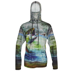 Sweat à capuche de haute qualité entièrement personnalisé vêtements de pêche UPF 50 chemises de chasse chemises de sublimation personnalisées anti-UV - Product Image 2