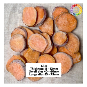 Patata dulce amarilla congelada, palitos de batata congelados IQF y batata amarilla en rodajas, batata congelada de gran oferta - Product Image 3