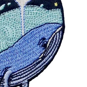 Patch brodé en tissu sergé, vente chaude, logo de designer, transfert thermique, broderie tissée, étiquette, patch brodé - Product Image 4