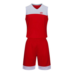 Vêtements de sport de basketball personnalisés de haute qualité pour hommes, respirants, sans manches, en polyester 100%, ensembles d'uniformes de basketball - Product Image 1