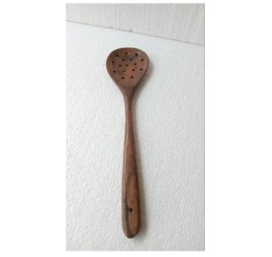 4PCS SMALL SPOON With Handle <b>Soup</b> <b>Ladle</b> Natural Colour Premium Handmade Wood Utensil Set - Product Image 3