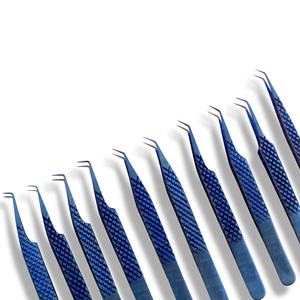 Pince à cils à volume de botte mince de qualité supérieure avec pointe en fibre à prise lisse logo personnalisé outil indispensable - Product Image 4