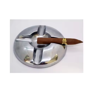 Ensemble de deux cendriers design haut de gamme pour la maison hôtel ensemble de deux cendriers à cigares ensemble de finition vaisselle cendriers de bureau de bar de jardin à faible quantité minimale de commande - Product Image 2