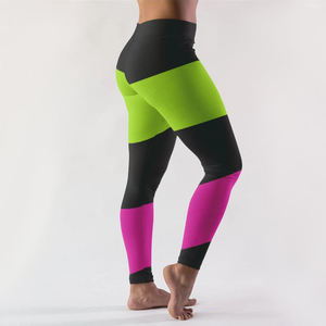 Leggings personnalisés en spandex/nylon résistant à l'eau 100% polyester Legging de yoga sublimé personnalisé avec élasticité et confort de qualité supérieure - Product Image 6