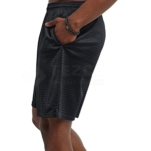 กางเกงขาสั้นเล่นยิมสำหรับผู้ชายกางเกงขาสั้นผ้าโพลีเอสเตอร์ระบายอากาศได้ดี100% สไตล์ใหม่สำหรับฤดูร้อน - Product Image 3