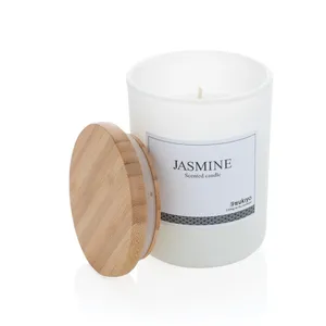 Bougie parfumée en bambou personnalisée Ukiyo, produit de merchandising sur mesure - Product Image 2