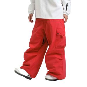 Pantalons de neige de haute qualité, nouveaux pantalons de ski imperméables, coupe-vent, amples, pantalons de snowboard, pantalons de ski baggy de style hip-hop pour hommes - Product Image 2