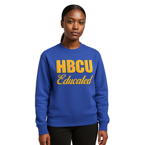HBCU Éduqué Bleu Sigma Gamma Rho Ras Du Cou Sweat Chenille Broderie Grec Sororité Divine Neuf Collégiale Mode SGRho - Product Image 1