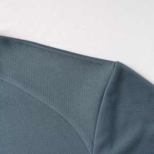 T-shirt à col rond en polyester léger de haute qualité pour hommes T-shirt uni à sublimation personnalisée OEM/vente d'entrepôt - Product Image 6