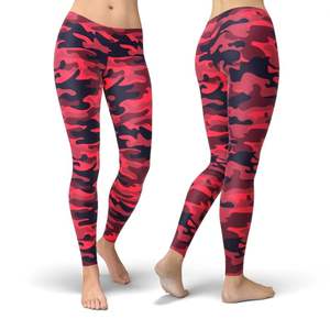 Leggings de Yoga Transpirables y Ecológicos de Secado Rápido, Cintura Media Elástica, Estampado por Sublimación, con Color y Logotipo Personalizados para Mujer - Product Image 2