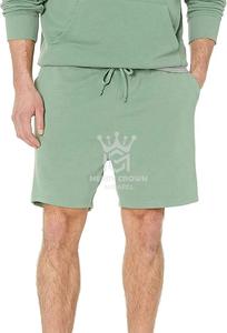 2025 último diseño pantalones cortos de lana de secado rápido para hombres patrón sólido gimnasio Fitness entrenamiento ecológico - Product Image 5