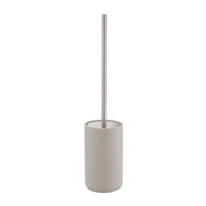 Porta scopino da bagno Free-Standing serie Procida Color cemento grigio con ciuffo di setola ciuffo accessori da bagno - Product Image 1