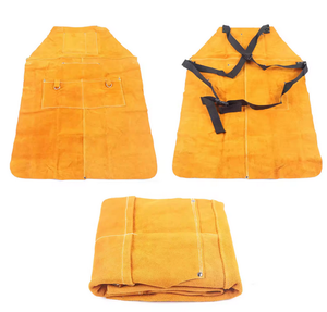 Delantal de cuero dividido reflectante de alta calidad, chaleco dividido de vaca resistente al calor, mejor precio, nuevo producto - Product Image 6