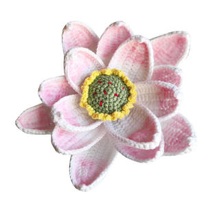 Nuevas Flores de Loto Artificiales Tejidas a Mano, Decoración para el Hogar, Flores Eternas DIY, Disponibles en Stock - Product Image 5