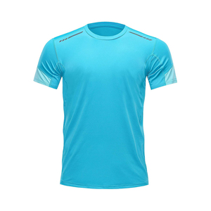 T-shirt tricoté respirant et confortable de haute qualité pour hommes, design unique, différentes couleurs, sports personnalisés en gros - Product Image 2