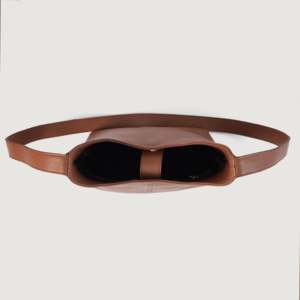 กระเป๋าโฮโบหนังแท้สเตฟานี บราวน์ - Product Image 5