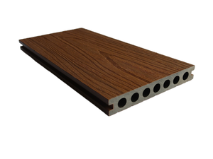 Plancher de terrasse en WPC solide, extérieur, en fibre de bois recouverte, imperméable, de haute qualité, composite, 140*22mm, antidérapant, fabriqué au Vietnam - Product Image 5