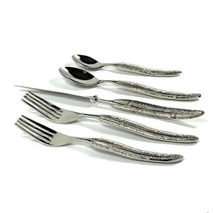 Vintage <b>Flatware</b> Set in Stainless Steel with Mirror Finished Perfect for Home Dining and Stylish Weddings Restaurant And Kitchen - Product Image 5