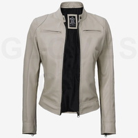 GLOVES City Luxury Veste en cuir de vachette 100% cuir pour femme à manches longues 2025 Couleur personnalisée Logo Coupe-vent Séchage rapide Coton Hiver