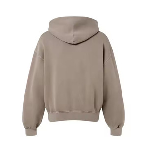 Sudadera con Capucha de Forro Polar Ecológico para Hombre, Personalizada al por Mayor, Mezcla de Algodón/Poliéster de Gran Peso, con Doble Cremallera, Estilo Urbano Digital - Product Image 2