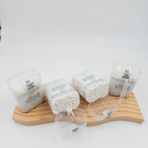 Bâtons de coton-tige de qualité médicale 100% pour le nez et l'oreille souple avec des pointes arrondies en spirale hautement absorbantes Coton-tige pour bébé - Product Image 3