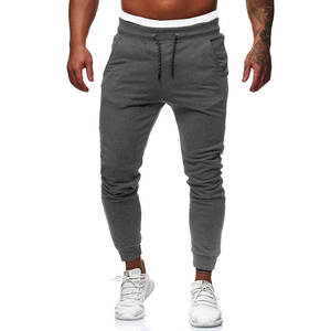 Prix de gros personnalisé 100% coton blanc plaine élastique Street Wear Joggers hommes pantalons de survêtement pour homme avec poche - Product Image 6