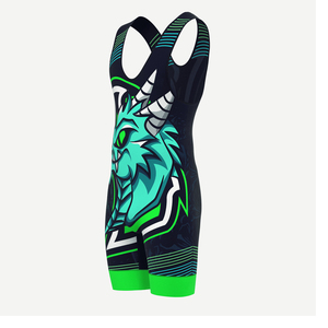 Maillot de lutte extensible de haute qualité pour hommes pas cher Sublimation Gym Training Body Suit Logo avant pour Powerlifting Fitness - Product Image 5